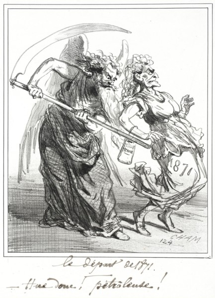 Le Départ de 1871. Creator: Cham.