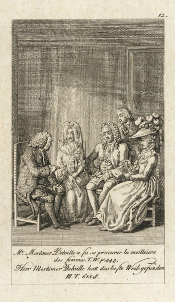 Cecilia or the Story of a Rich Orphan, 1787. Creator: Daniel Nikolaus Chodowiecki.