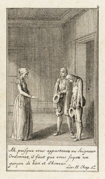Illustration for Le Sage's 'Gil Blas', 1783. Creator: Daniel Nikolaus Chodowiecki.
