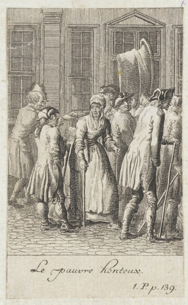Illustration for Yorick's 'Sentimental Voyage', 1783. Creator: Daniel Nikolaus Chodowiecki.