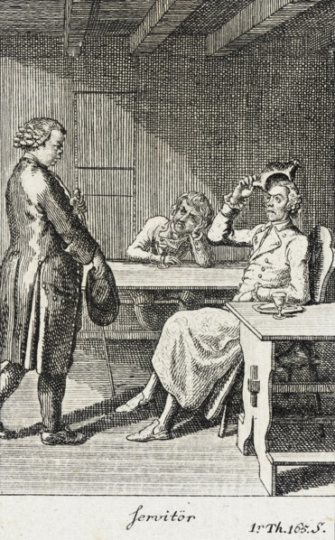 Plate 3 for J.G. Muller's 'Siegfried von Lindenberg', 1783. Creator: Daniel Nikolaus Chodowiecki.