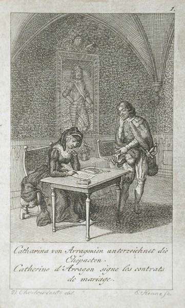 Illustration for the 'History of Henry VIII', 1797. Creator: Eberhard Siegfried Henne.