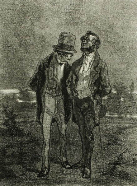 Les Bourgeois, 1856. Creator: Félicien Rops.