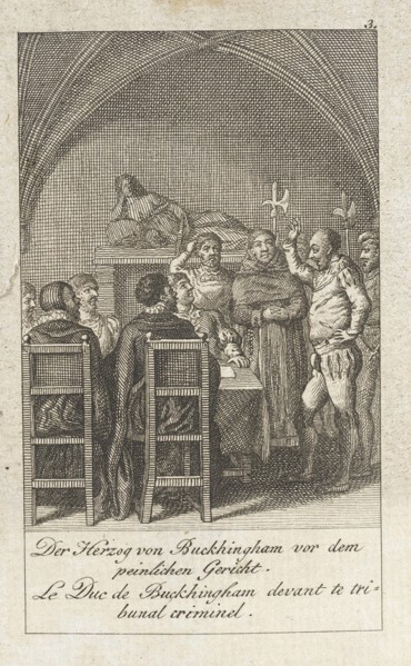 Illustration for the 'History of Henry VIII', 1796. Creator: Friedrich Christian Geyser.