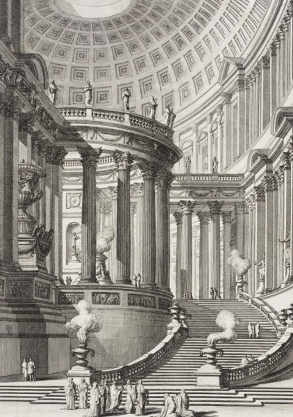 Ancient Temple, c1743. Creator: Giovanni Battista Piranesi.
