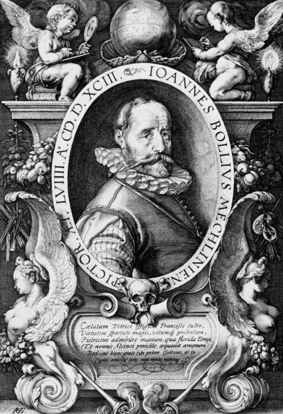 Portrait of Hans Bol, 1593. Creator: Hendrik Goltzius.