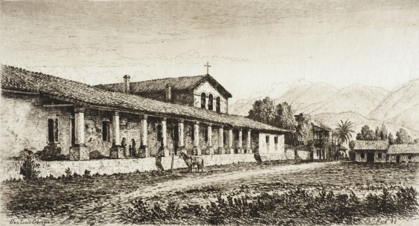 San Luis Obispo de Tolozo, published in 1883. Creator: Henry Chapman Ford.