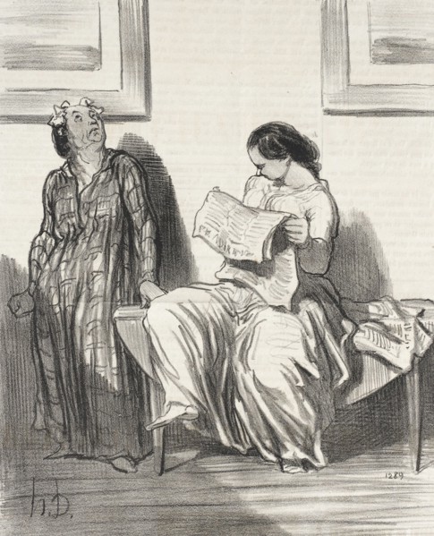 Il parait que les clubs vont être...fermés.., 1849. Creator: Honore Daumier.