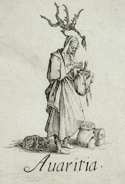 Greed, c1621. Creator: Jacques Callot.