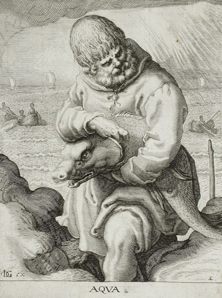 Water, c1588. Creator: Jacques de Gheyn II.