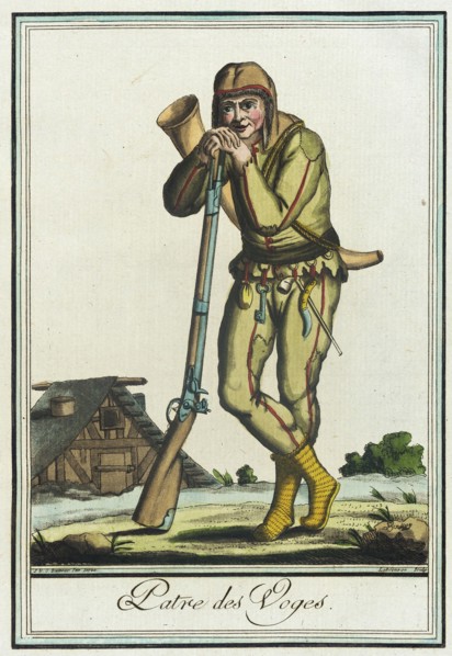 Costumes de Différent Pays, 'Patre des Voges', c1797. Creator: Jacques Grasset de Saint-Sauveur.
