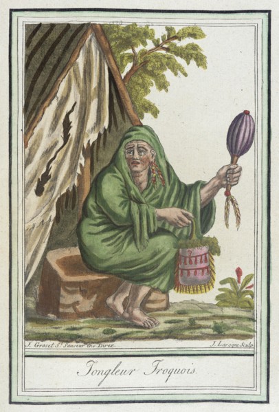 Costumes de Différents Pays, 'Iongleur Iroquois', c1797. Creator: Jacques Grasset de Saint-Sauveur.
