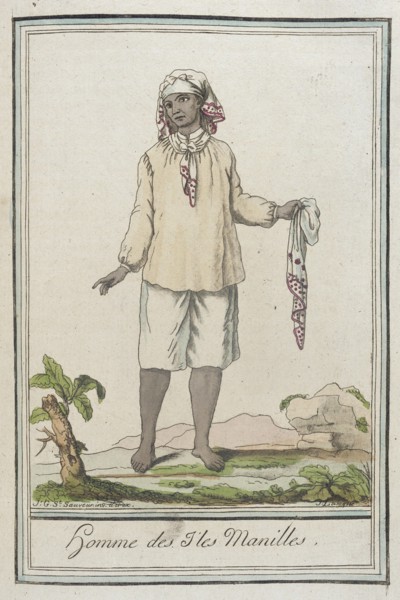 Costumes de Différents Pays, 'Homme des I'les Manilles', c1797. Creator: Jacques Grasset de Saint-Sauveur.
