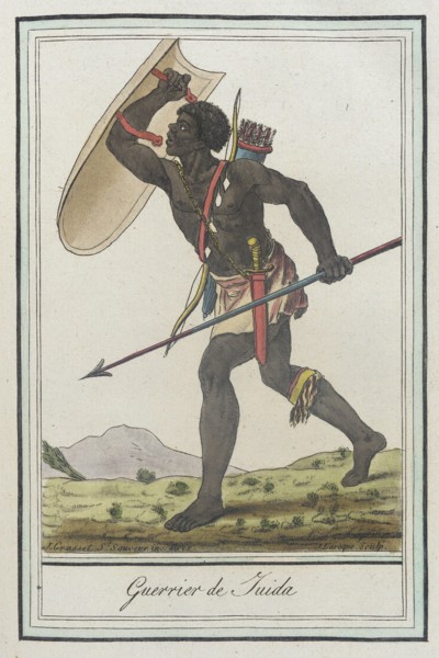 Costumes de Différents Pays, 'Guerrier de Guida', c1797. Creator: Jacques Grasset de Saint-Sauveur.