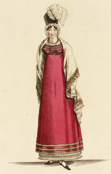 Fashion Plate (The Last Parsien Fashion), 1815. Creator: John Bell.
