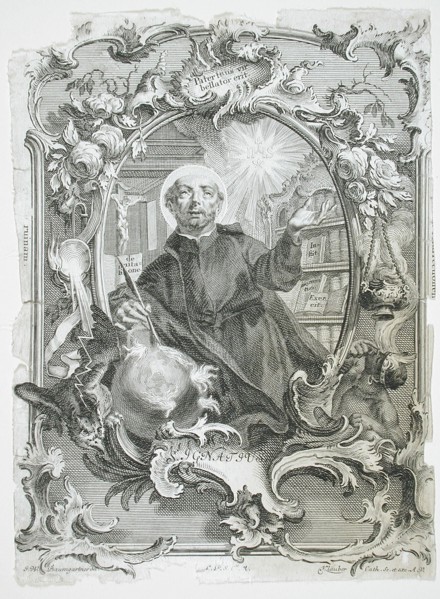 Saint Ignatius Loyola, 18th century. Creator: Joseph Sebastian Klauber.