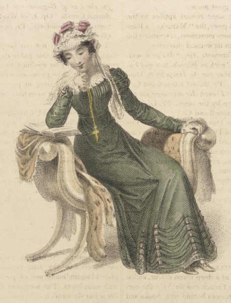 Fashion Plate (Morning Dress), 1824. Creator: Rudolph Ackermann.