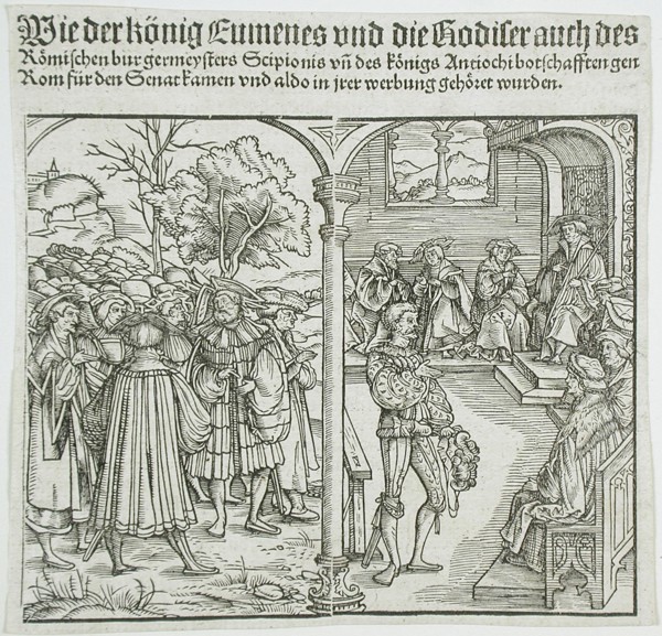 Scene from the Life of King Eumenes, 16th century. Creator: Unknown.