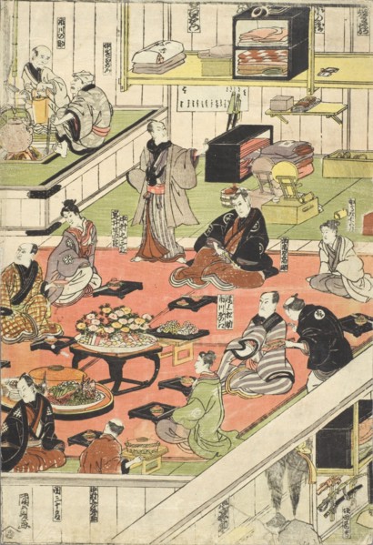 Backstage at an Edo Kabuki Theater, 1811. Creator: Utagawa Kunisada.