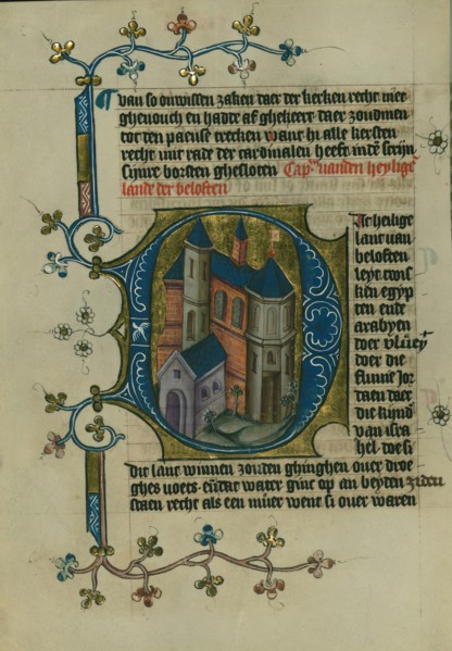 A Church representing the Promised Land, 1400-1404. Creator: Unknown.