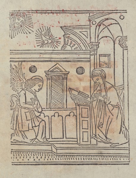 The Annunciation, 1497.  Creator: Unknown.