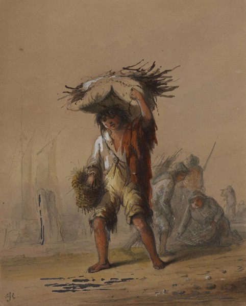 Wharf Rat, mid 19th century. Creator: Alfred Jacob Miller.