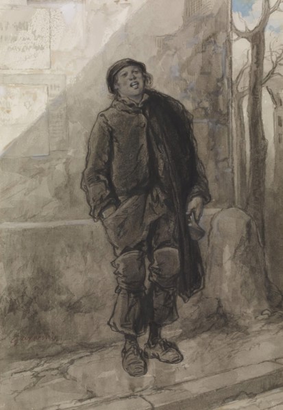 The Twelve Months: November, 1866. Creator: Paul Gavarni.