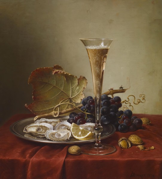 Still Life, 1859. Creator: Johann Wilhelm Preyer.