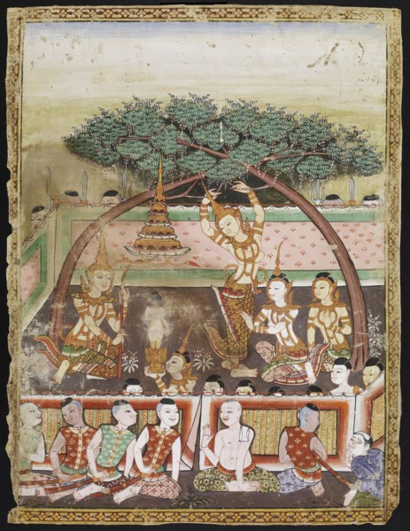 The Birth of the Buddha, 19th Century. Creator: Unknown.