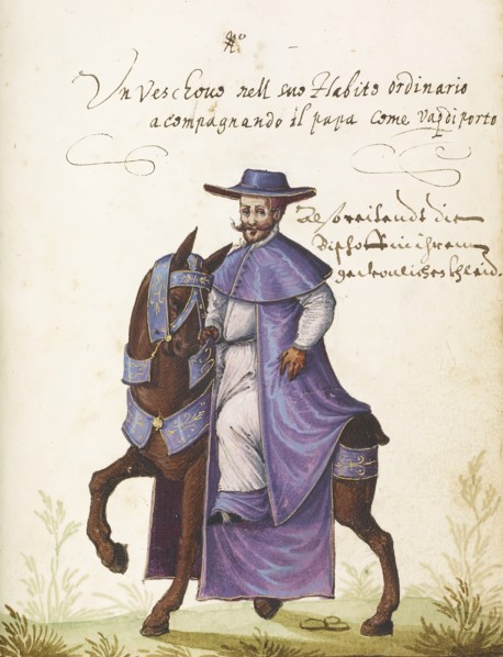 Bishop in ecclesiastical dress, c1588. Creator: Niclauss Kippell.