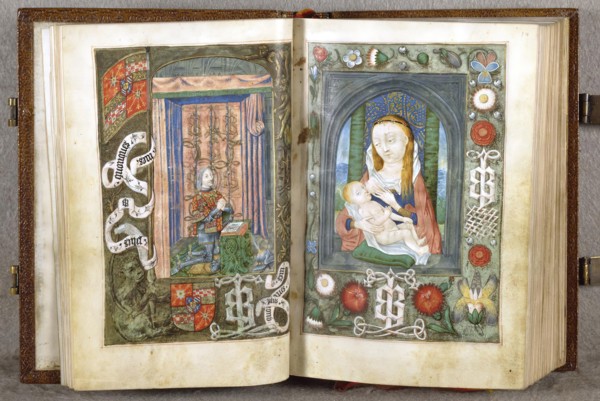 Donor, Virgin and Child, c1480-90. Creator: Unknown.