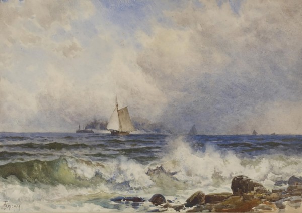 Coastal Scene, 2nd half 19th century. Creator: Alfred Thompson Bricher.