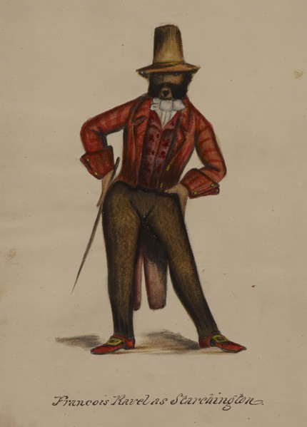 Françoise Ravel as Starchington, 1855-1859. Creator: Alfred Jacob Miller.