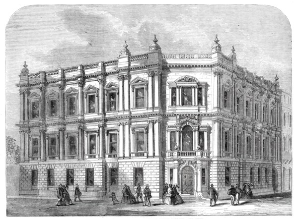 New offices of the Metropolitan Board of Works in Spring-Gardens, 1860. Creator: Unknown.