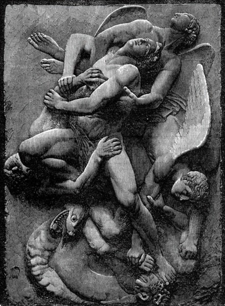 Deliver us from Evil, from the "Lyra Germanica", 1860. Creator: T. Bolton.