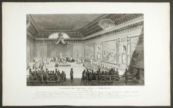 Assembly of Notable People, Held at Versailles, 1798-1804. Creator: Claude Niquet I.