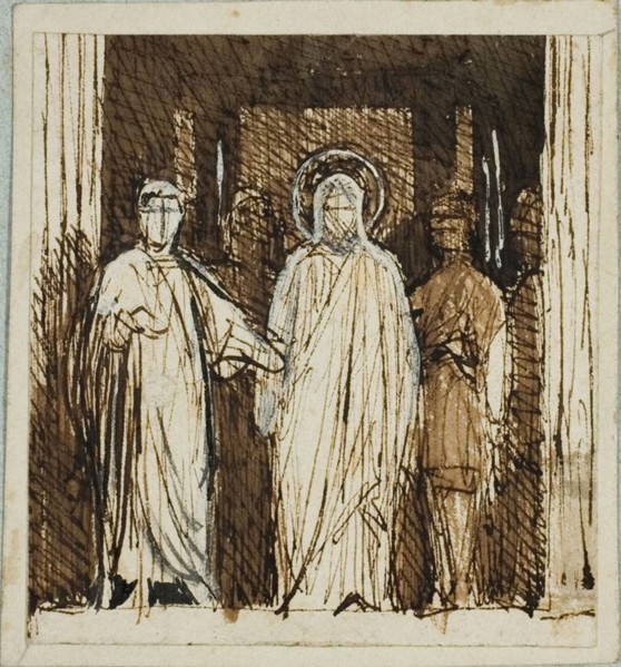 Christ with Pilate, n.d. Creator: Dominique Papety.