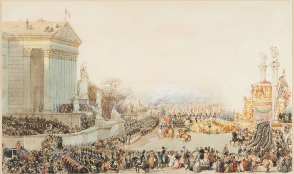 The Translation of the Ashes of Napoleon: 15 December, 1840, c. 1842. Creator: Eugene Louis Lami.