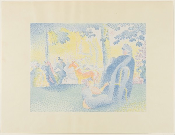 Les Champs Élysées, c. 1898. Creator: Henri-Edmond Cross.