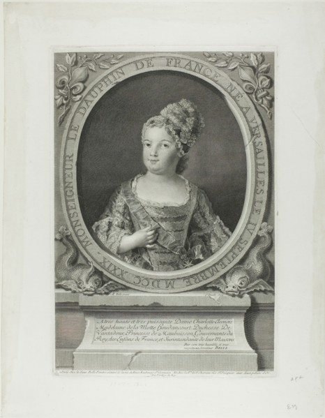 Monseigneur the Dauphin of France, 1730/33. Creator: Jean Daullé.
