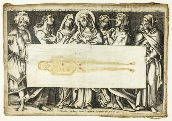 The Holy Shroud of Besançon, 1634. Creator: Jean de Loisy.