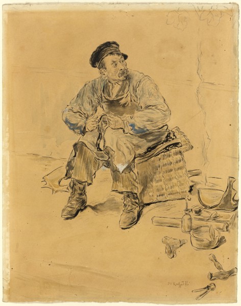 A Cobbler, c. 1889. Creator: Jean Francois Raffaelli.