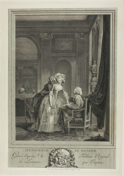 Innocence in Danger, c. 1785. Creator: Jean Gabriel Caquet.