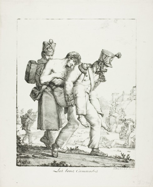 The Good Comrades, 1818–19. Creator: Jean Henri Marlet.