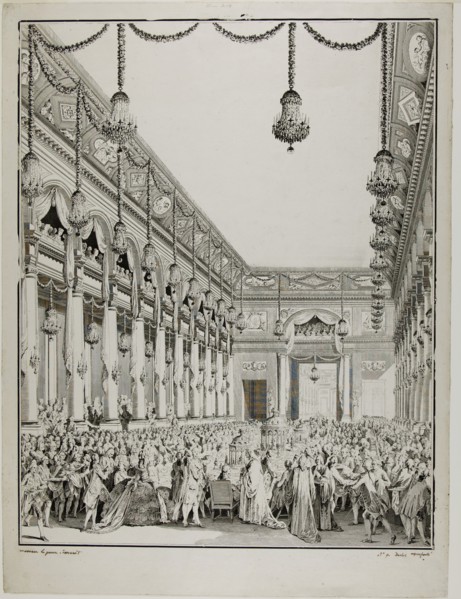 Royal Feast, 1782. Creators: Jean-Michel Moreau, Antoine Jean Duclos.