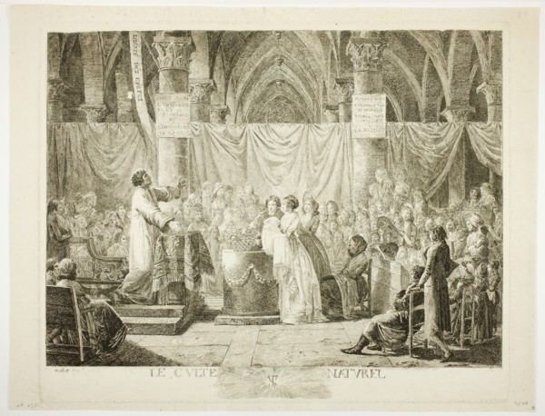 Natural Worship, 1794. Creator: Jean-Baptiste Mallet.