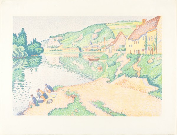 The Andelys, 1895. Creator: Paul Signac.