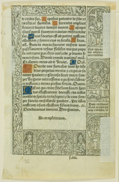 Death of Virgin, from Book of Hours, n.d. Creator: Philippe Pigouchet.
