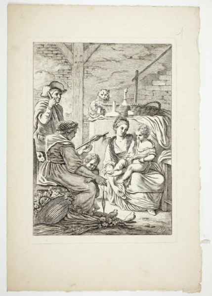 The Household Peasant, 1784. Creator: Pierre Lelu.