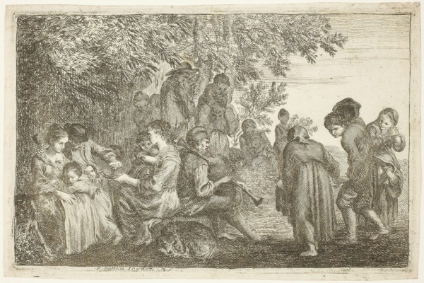 Garden Party, n.d. Creator: Pierre Parrocel.